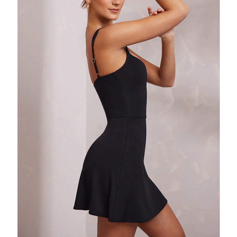 Sexy Sling Backless Short Dress for Party Nightclub